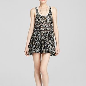 Free People Voile and Lace Trapeze Slip